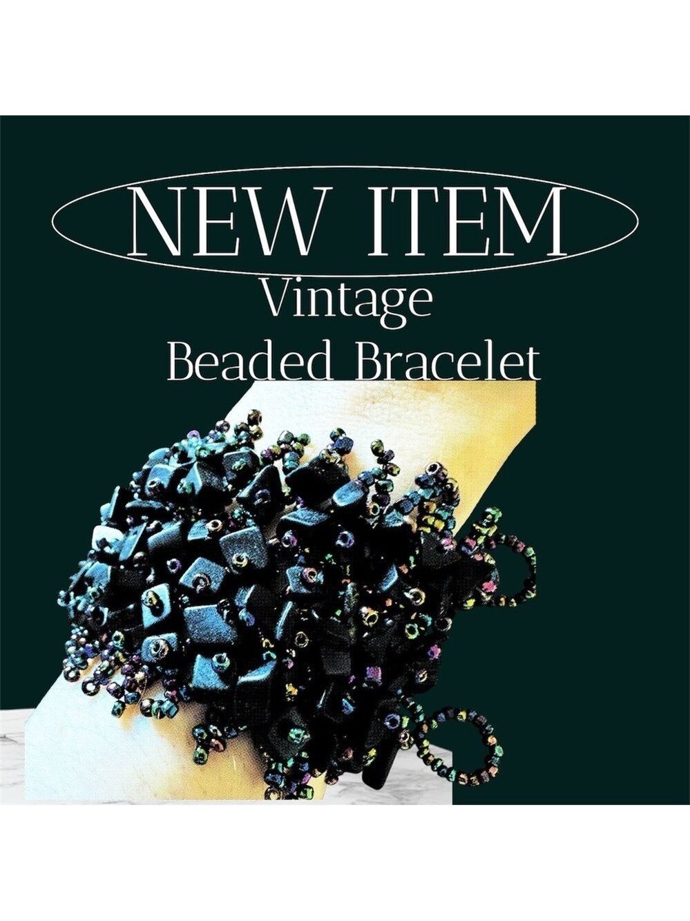 Vintage Snowflake Obsidian and Smoky Quartz Bracelet <reversible>